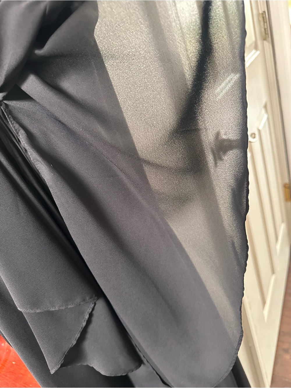 Betsy & Adam by Linda Bernell Black sleeveless spaghetti strap Maxi Dress SZ 6 - Picture 15 of 17